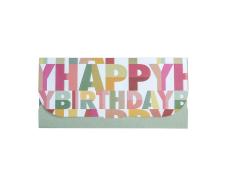 ARTE rahakaart Happy Birthday 23x11cm