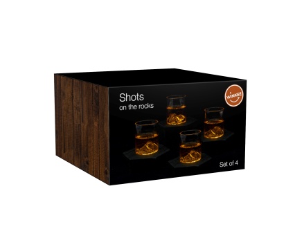 WINKEE shotiklaaside komplekt On the Rocks